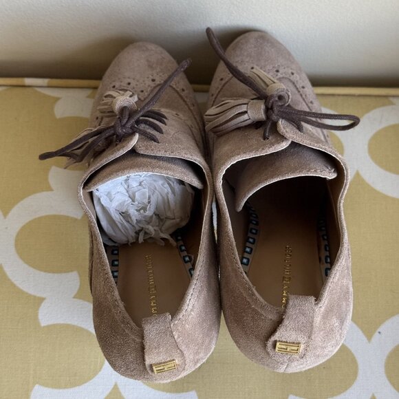 Tommy Hilfiger Brinley Suede Lace Up Booties, size 9.5M, 4" heel, 1" platform - Picture 8 of 15